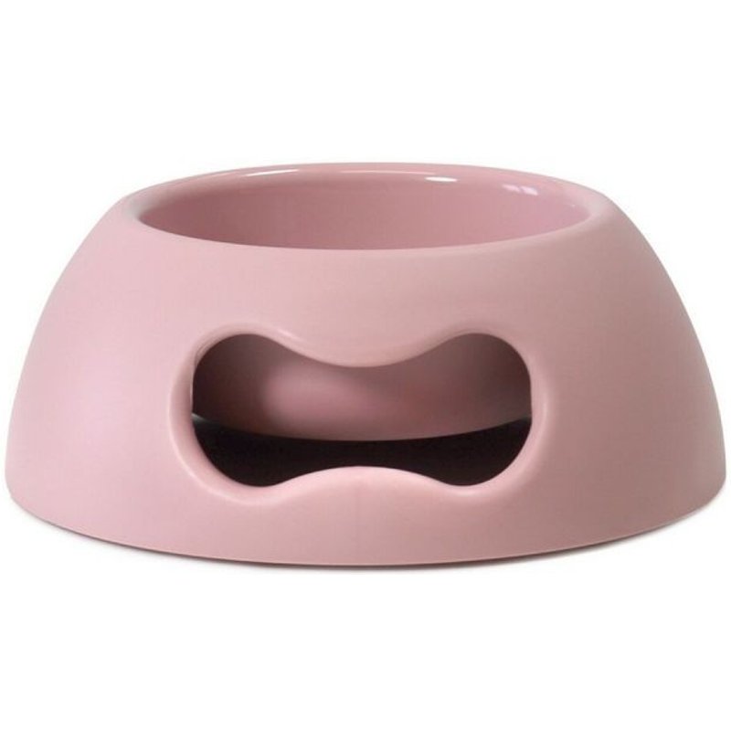 United Pets Pappy - Bol Petit Pour Chien Respecteoux De La Nature Design Italien Couleur Rose Capacité 350 Ml