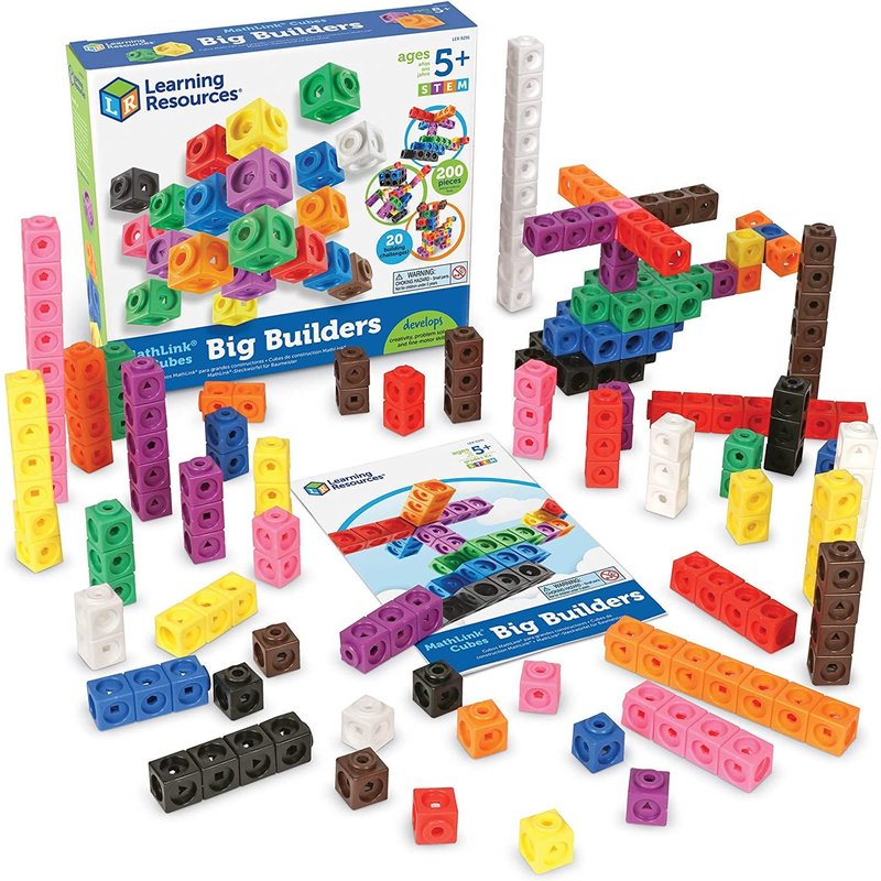 Learning Resources- Cubes De Construction Mathlink Ler9291