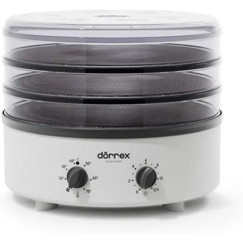 Déshydrateur avec compteur, grilles en métal Stockli dörrex 0076.70M