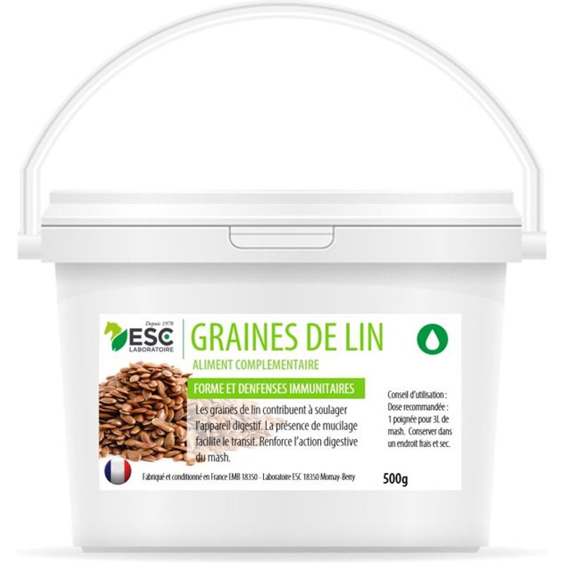 Graines De Lin – Digestion Cheval – Graines Non Cuites 1kg