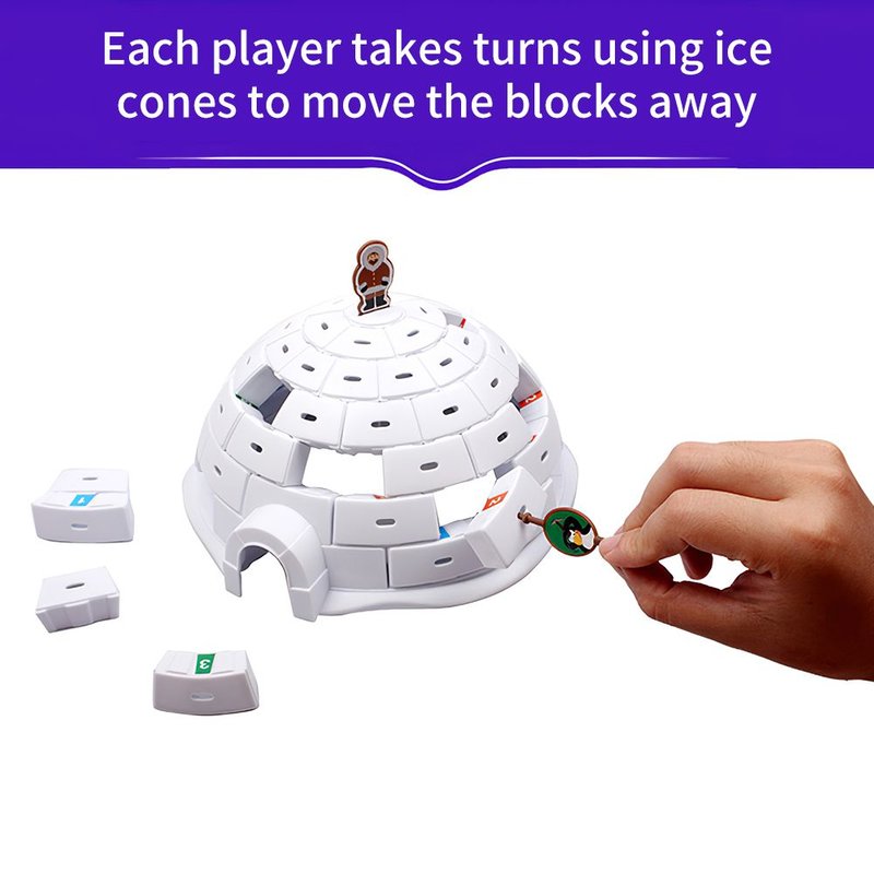Jouet éducatif de démolition de maison Igloo, jeu de société éducatif, assemblage de blocs de glace, interactif Parent enfant