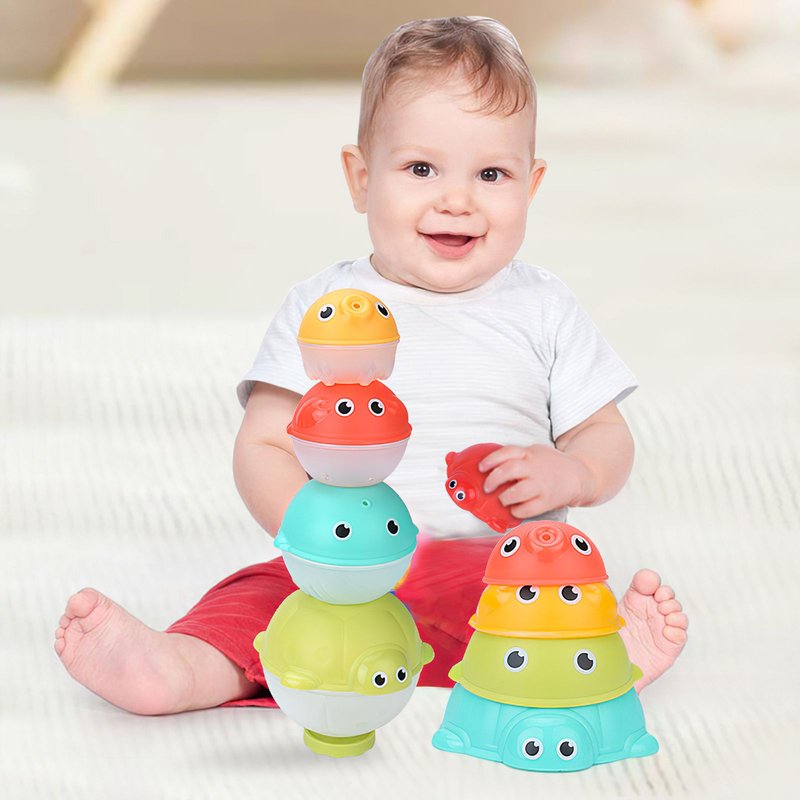 Jouet De Bain Pour Enfants, Jeu Éducatif À Remonter, Dessin Animé, Eau, Piscine, Horloge, Cadeaux Pour Bébés, 4 Pièces