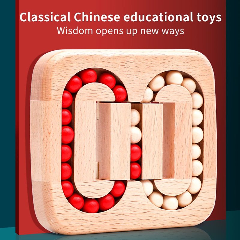 Balle plate en bois, jeu de décompression pour l'entraînement du cerveau, Table lisse et sûre, labyrinthe, jouet éducatif pour enfants