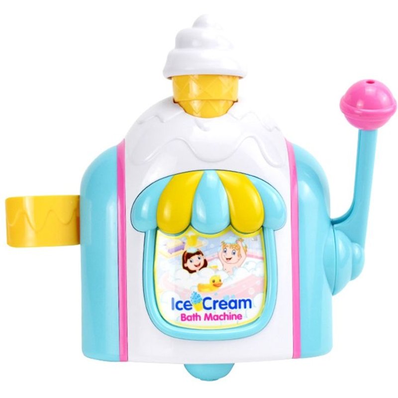 Machine à bulles d'eau de bain pour enfants, Machine à crème glacée, jouets de bain amusants, mousse, cadeau