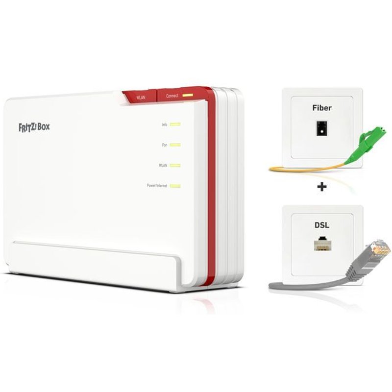 Box 5690 Pro International routeur sans fil 2.5 Gigabit Ethernet Tri-bande (2,4 GHz / 5 GHz / 6 GHz) Blanc