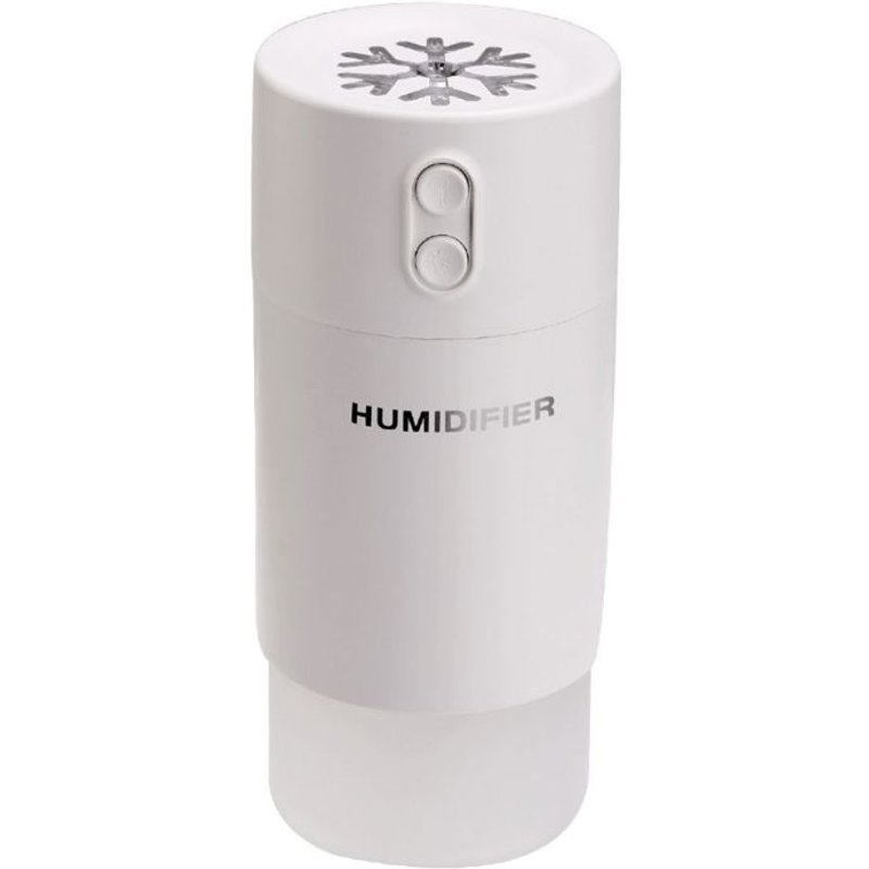 Humidificateur d'air Portable de bureau de grande capacité, flocons de neige 1,2 l, brumisateur USB, diffuseur d'huiles essentielles et d'arôme pour maison et voiture