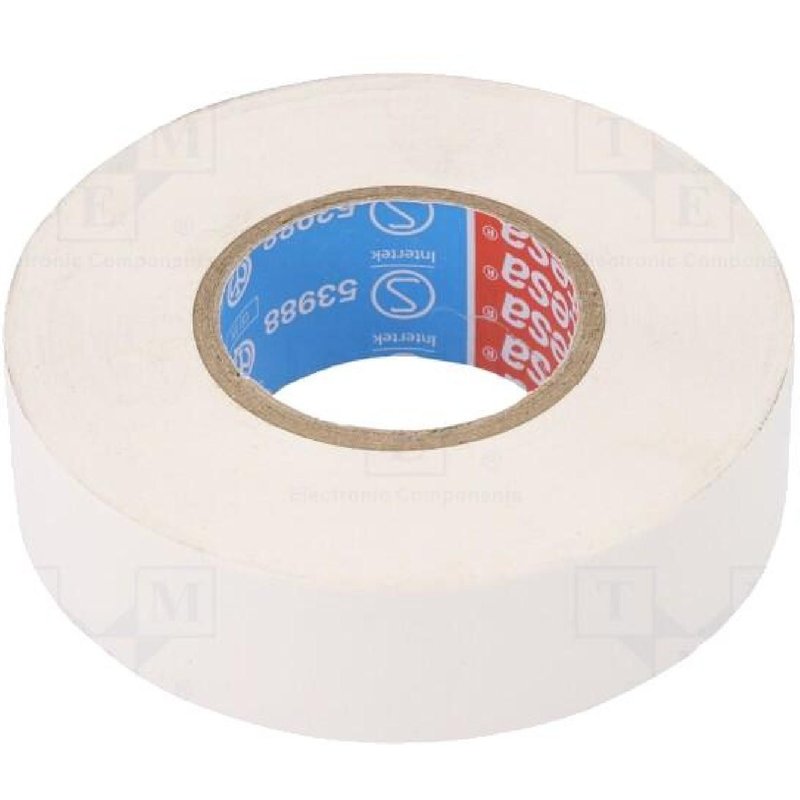 Ruban electro isolant Blanc - 10m