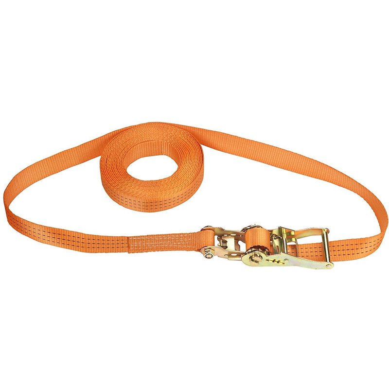 Connex - DY270603 - Sangle de fixation avec fermeture à cliquet - Orange - 8 m x 38 mm