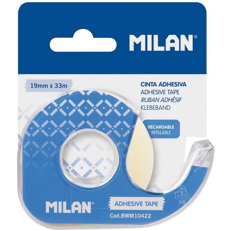 GENERIQUE - Blister Ruban Adhesif Transparent 19mm X 33m Milan