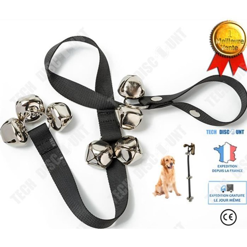 Td® Corde De Sonnette Pour Animaux Dressage Chien Cloches De Formation Maison De Toilette Alerte Avertisseur Training De Compagnie
