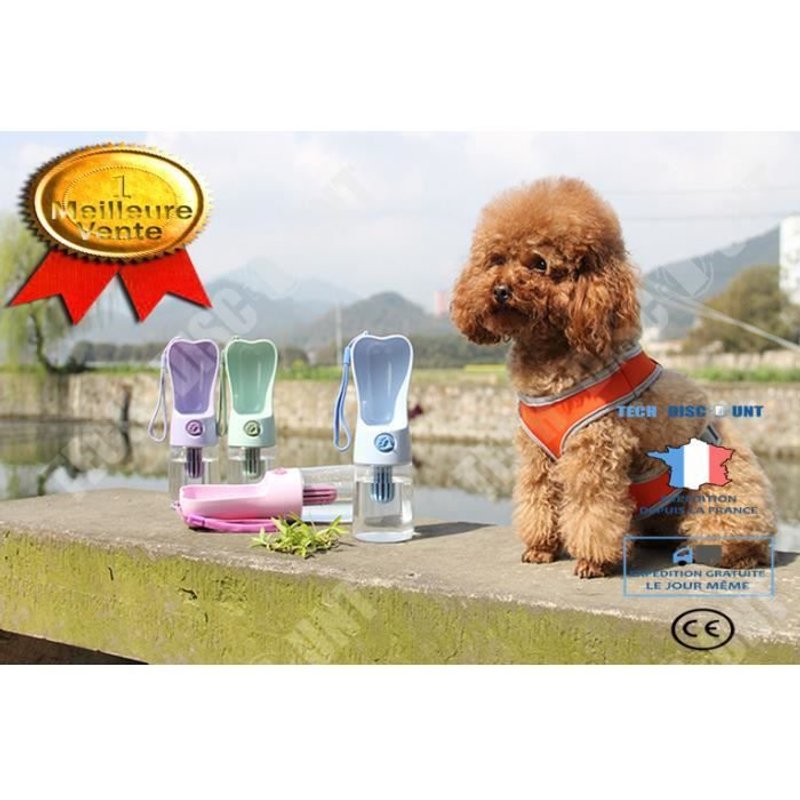 Td® Fontaine À Boire Portable Pour Chien De Voyage En Plein Air Pour Animaux De Compagnie