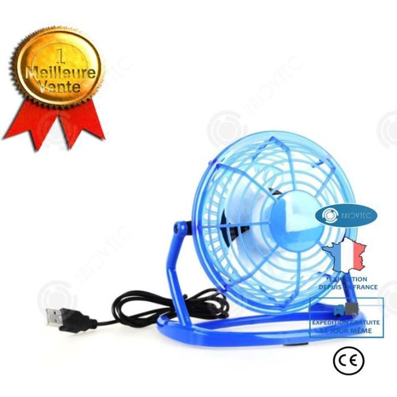 INN® Ventilateur en plastique USB silencieux ventilateur de bureau maison dortoir ordinateur mini ventilateur de table cool été plas
