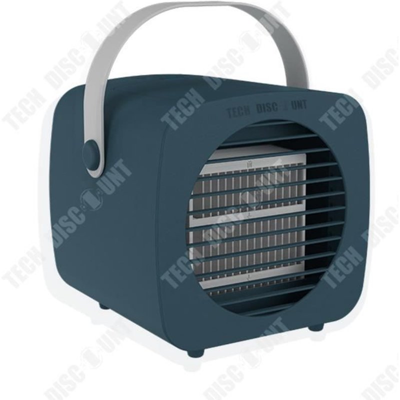 TD® Refroidisseur petit climatiseur ventilateur pulvérisation humidification réfrigération aromathérapie bureau petit ventilateur