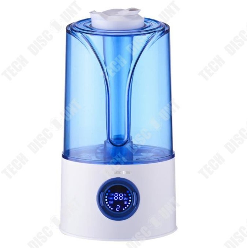 TD® Humidificateur domestique à ultrasons en gros chronométrage grande capacité double jet LCD humidificateur d'atomisation intellig