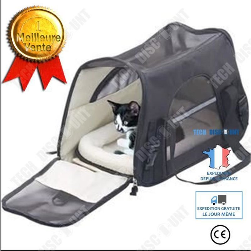 Td® Sac De Transport Pour Animaux De Compagnie Sac À Dos Pour Chien Sac De Voyage Sac De Voyage Respirant Pour Chat