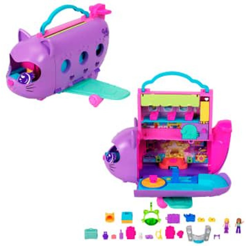 Polly Pocket Coffret Avion Chaton Transformable