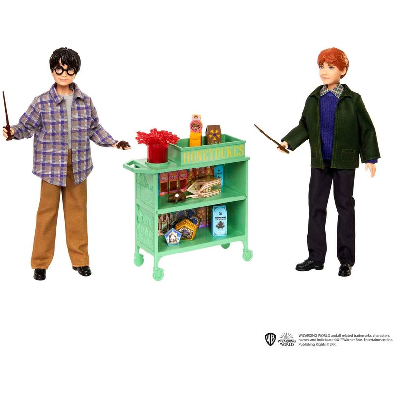 Harry Potter - Coffret Harry et Ron Poudlard Express - Poupée Figurine - 6 ans et +