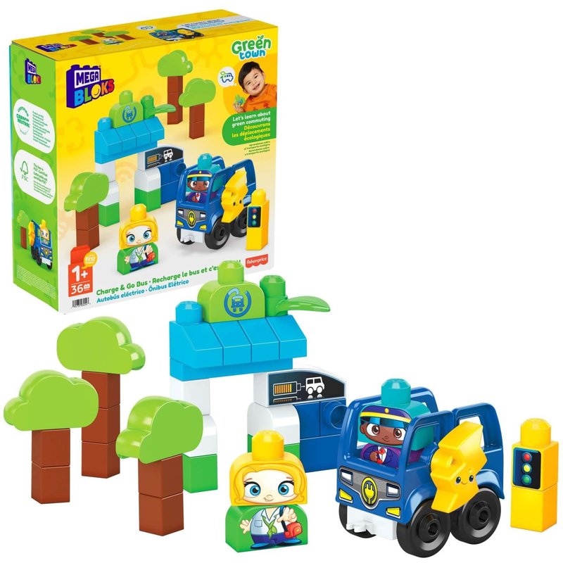 Mega Bloks - Ville Verte - Le Bus Électrique