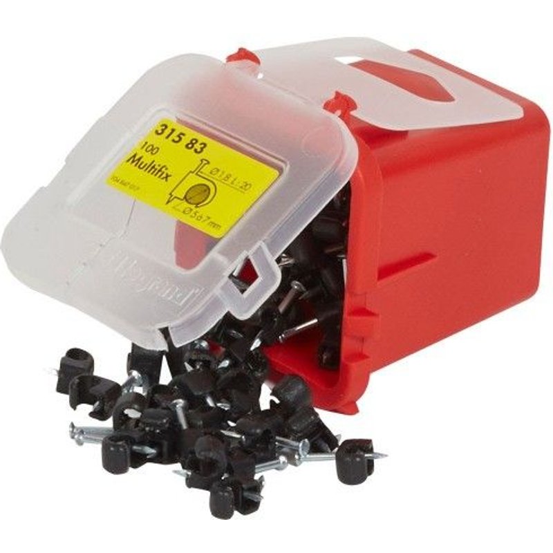 Attaches Multifix pour câbles réglables 7/10 mm noir par 100 LEGRAND
