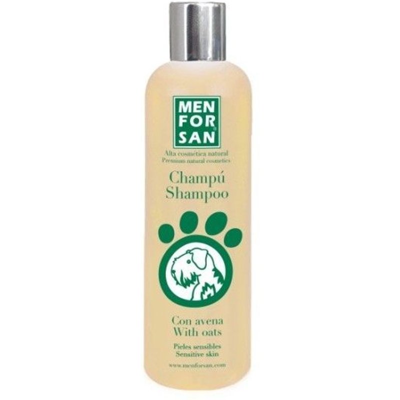 Shampooing Menforsan Avec La Farine D'avoine Pour Les Peaux Sensibles 300 Ml
