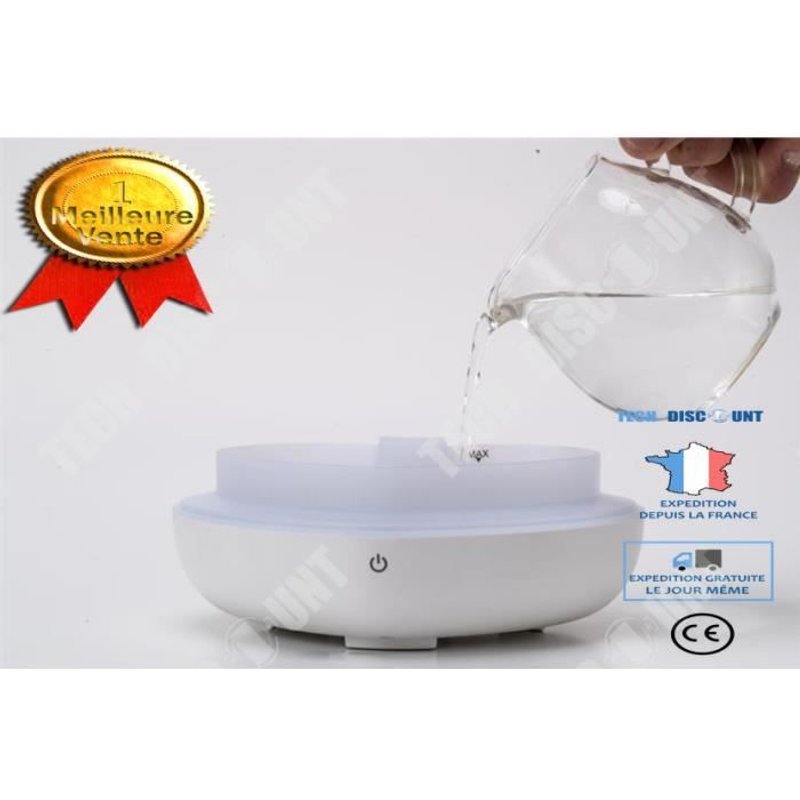 TD® Lumières colorées de machine d'aromathérapie d'humidificateur d'aromathérapie en forme de coeur