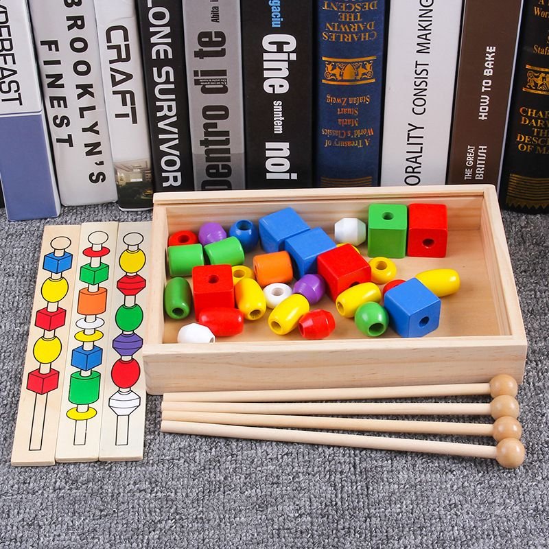 Jeux D'apprentissage Précoce Et Jouets Éducatifs, Premier Âge, Jouet En Bois, Montessori, 3+, Cadeau Pour Garçons Et Filles De 3 4 5 6 Ans