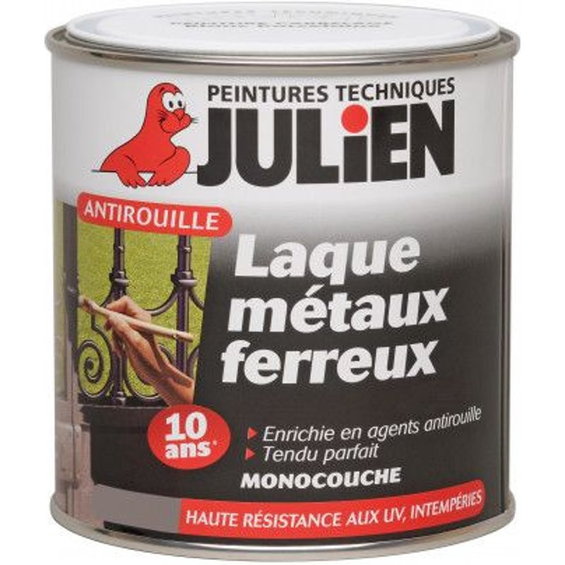 JULIEN Laque Métaux Ferreux Blanc Satin 2,5 L
