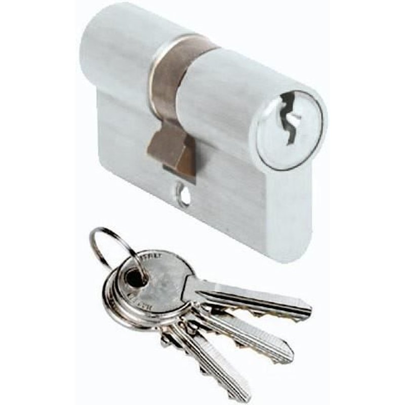 Cylindre Cisa verrouillage ligne 35x35 nickel Europrofile