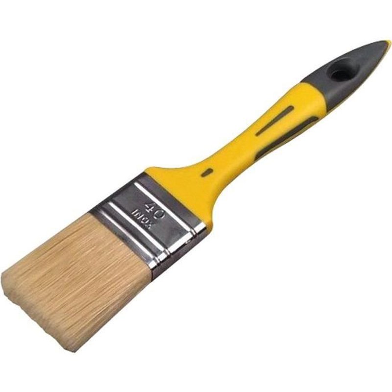 SAVY - Pinceau plat bimatière peinture brillante laquée 60mm