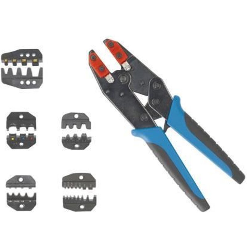 GENERIQUE - Pince À Sertir À 5 Embouts Interchangeables 630-5hd-4 Irimo