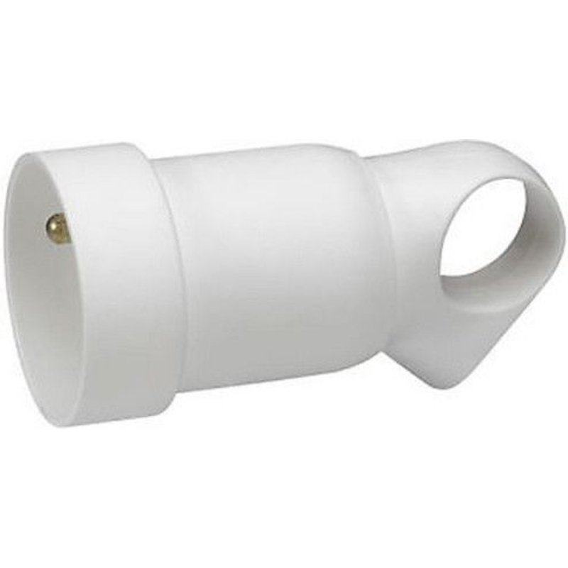 Prolongateur 2P+T + anneau - 16A - blanc LEGRAND