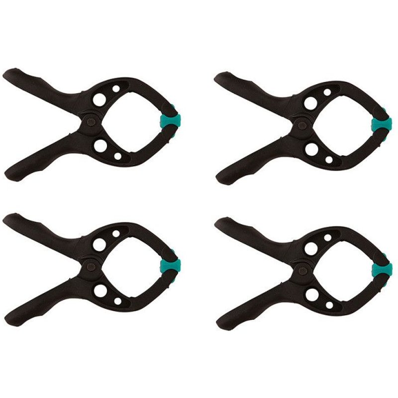 Pack de 4 pinces à ressort microfix WOLFCRAFT 3432000 30 mm