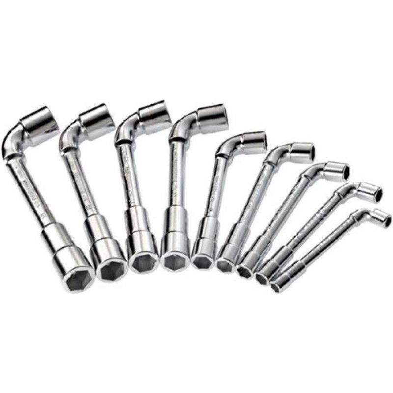 Jeu de 9 clés à pipe débouchées FACOM 75.J9PB (8 à 19 mm)