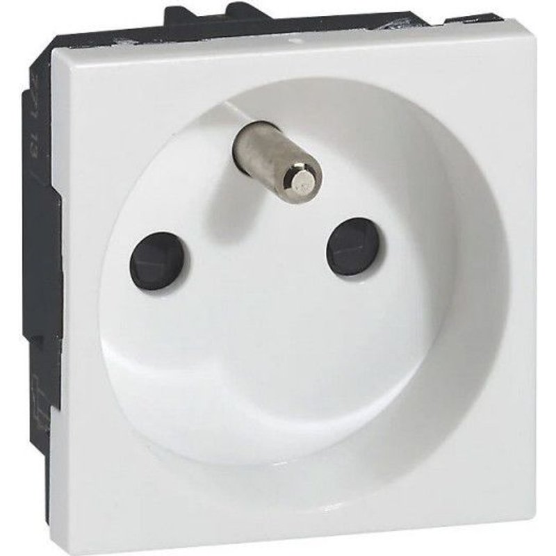 Prise 2P+T Mosaic - blanc LEGRAND