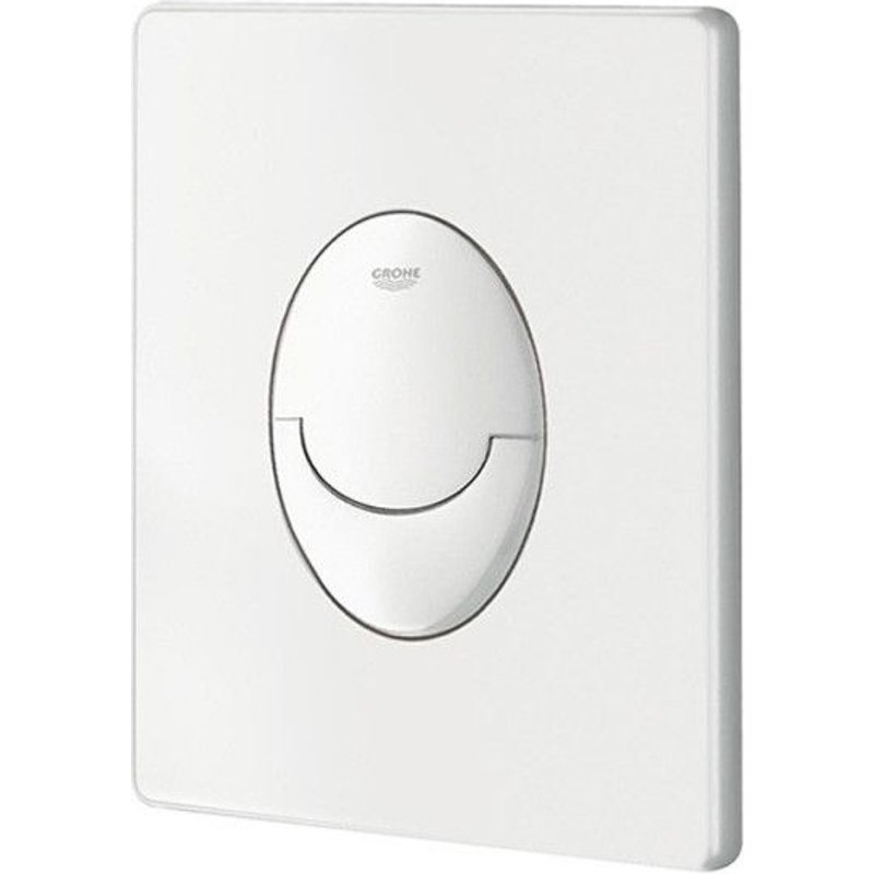 Plaque de commande WC SKATE GROHE 38505SH0 15.6 x 19.7 cm - blanc