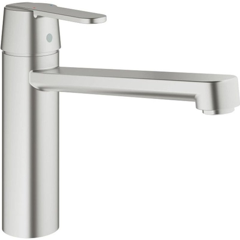 Mitigeur évier GET GROHE 30196DC0 monocommande - bec droit - supersteel