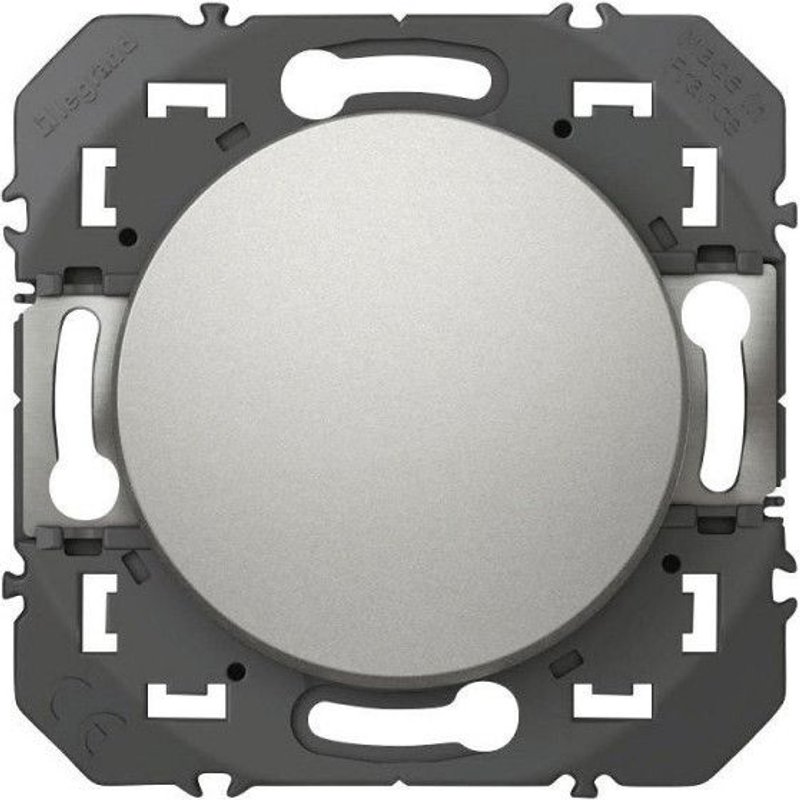 Interrupteur Dooxie 10A - va-et-vient - aluminium LEGRAND