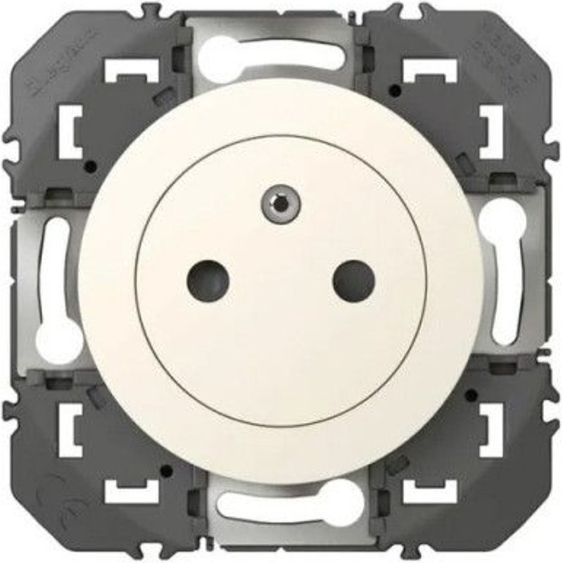 Prise 2P+T carrée Dooxie blanc carrée LEGRAND