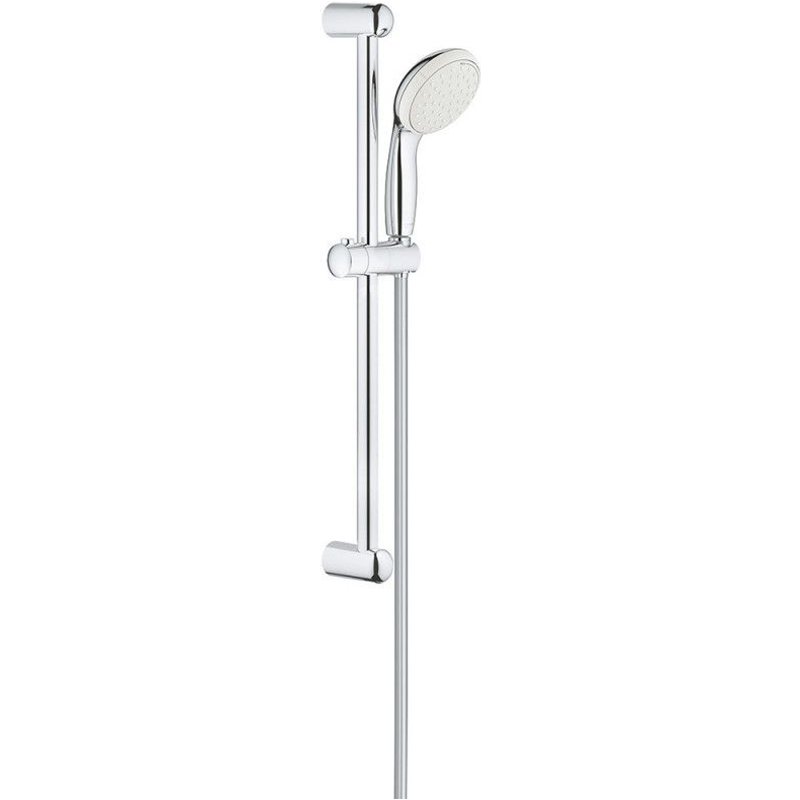 Ensemble TEMPESTA 100 GROHE 27598001 - douchette 2 jets + barre 62 cm + flexible 175 cm - Chrome