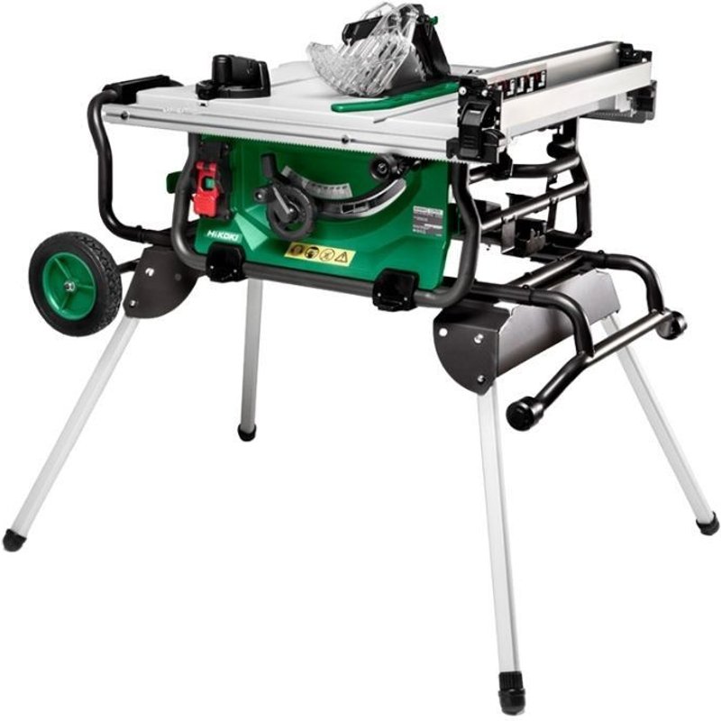 Scie sur table 254 mm HIKOKI C10RJWAZ 1500W avec support rabattable