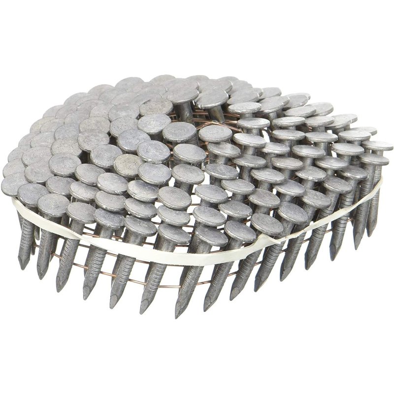 Outil de Revo Dn16/25 mm/FE Toit à ongles Carton Roues Fil de fer galvanisé à chaud 16 degrés, longueur 25 mm (lot de 7200)