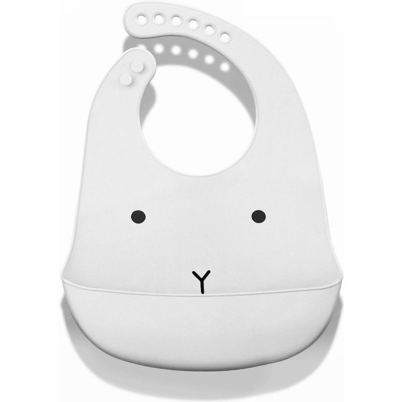 Bavoirs en Silicone souple et étanche pour bébés, tablier ajustable avec poche à enrouler pour tout-petits