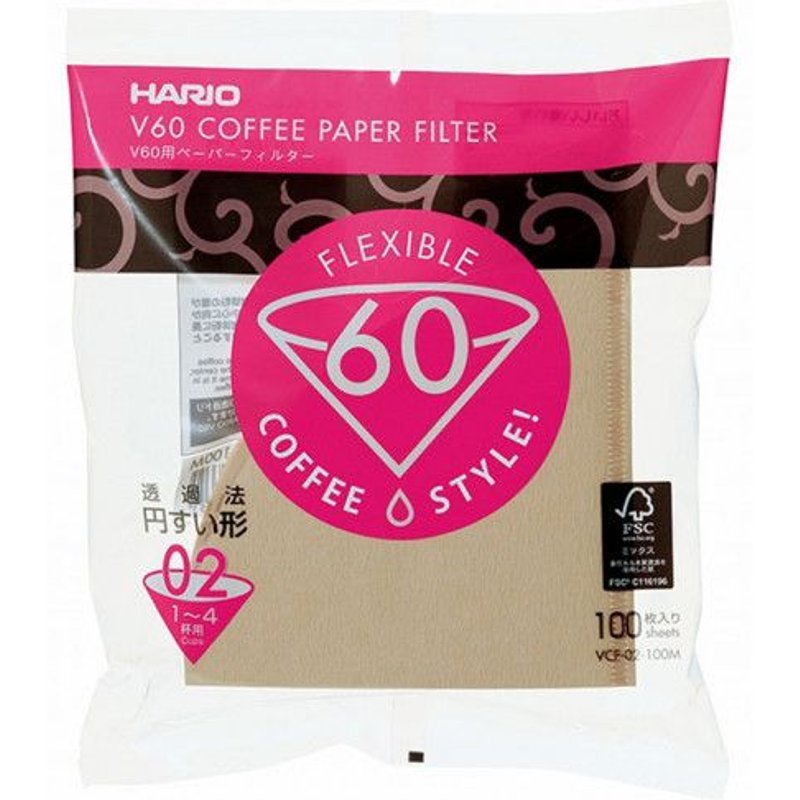 Filtres en papier Hario Misarashi V60-2