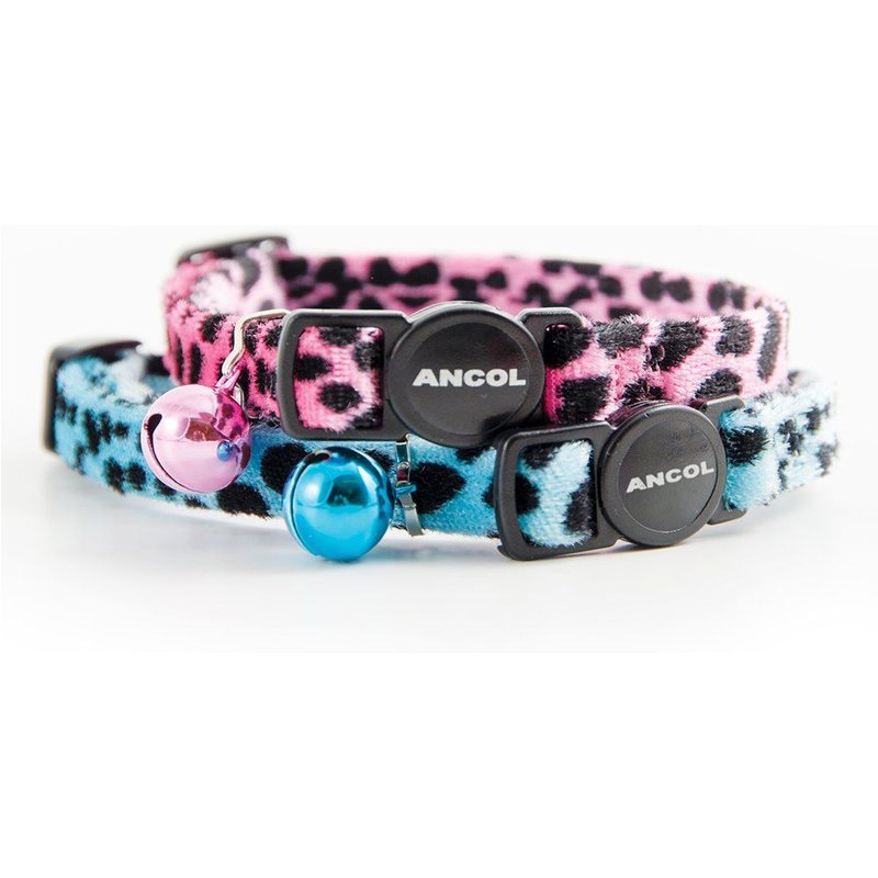 Ancol Acticat Collier En Velours Imprimé Léopard Pour Chat