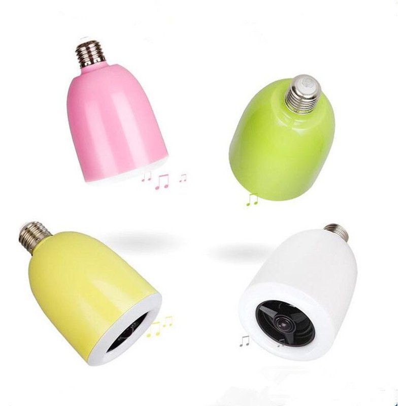 Lampe LED RGBW Ã Commande Bluetooth et Mini Haut-Parleur Bluetooth BL04 - Vert