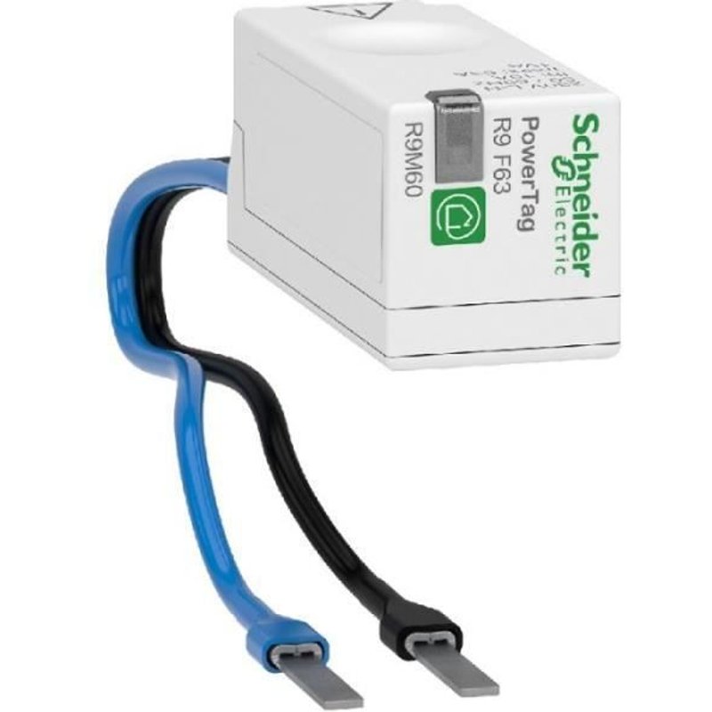 Wiser PowerTag capteur de mesure sans fil monophasé associé au module IP SCHNEIDER R9M60
