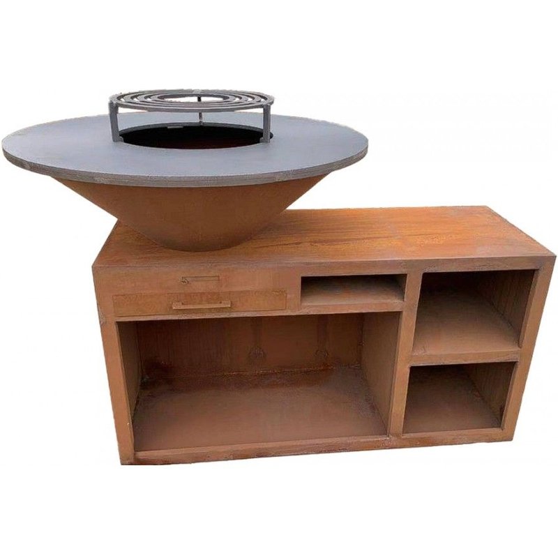 Brasero Corten Jupiter 100cm