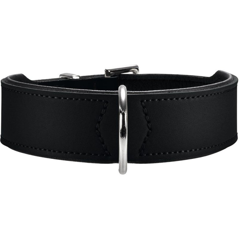 Hunter 46962 Basic 55 Collier En Nickel Pour Chien Noir 41-49 Cm