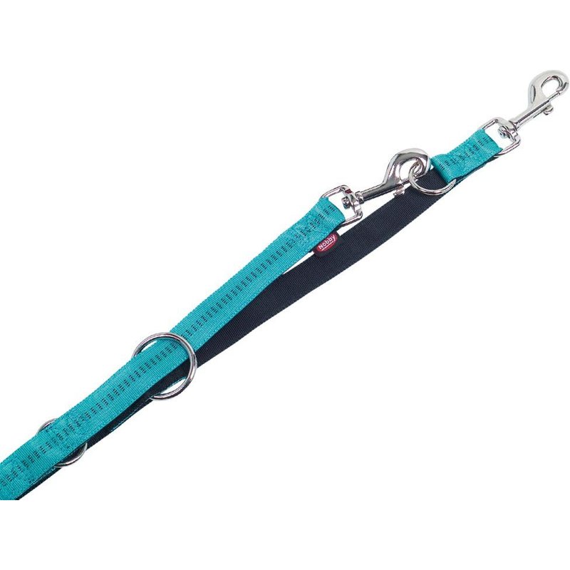Nobby Soft Grip Laisse Pour Chien Turquoise 200 Cm 25 Mm