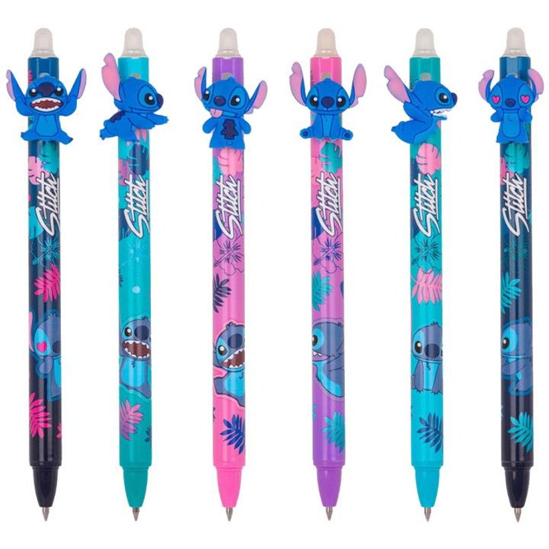 Stylo Effaçable Et Rétractable Stitch (Modèle Aléatoire) - Multicolore